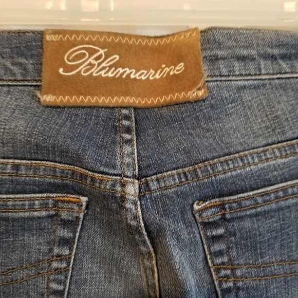 BLUEMARINE straight leg jeans size 10 - Picture 5 of 5